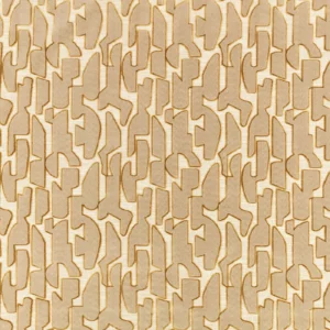yellow geometric velvet-chenille fabric from Villa Nova