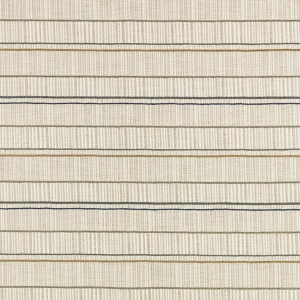 Tolima Fabric - Elm by black-grey striped woven fabric from Villa Nova