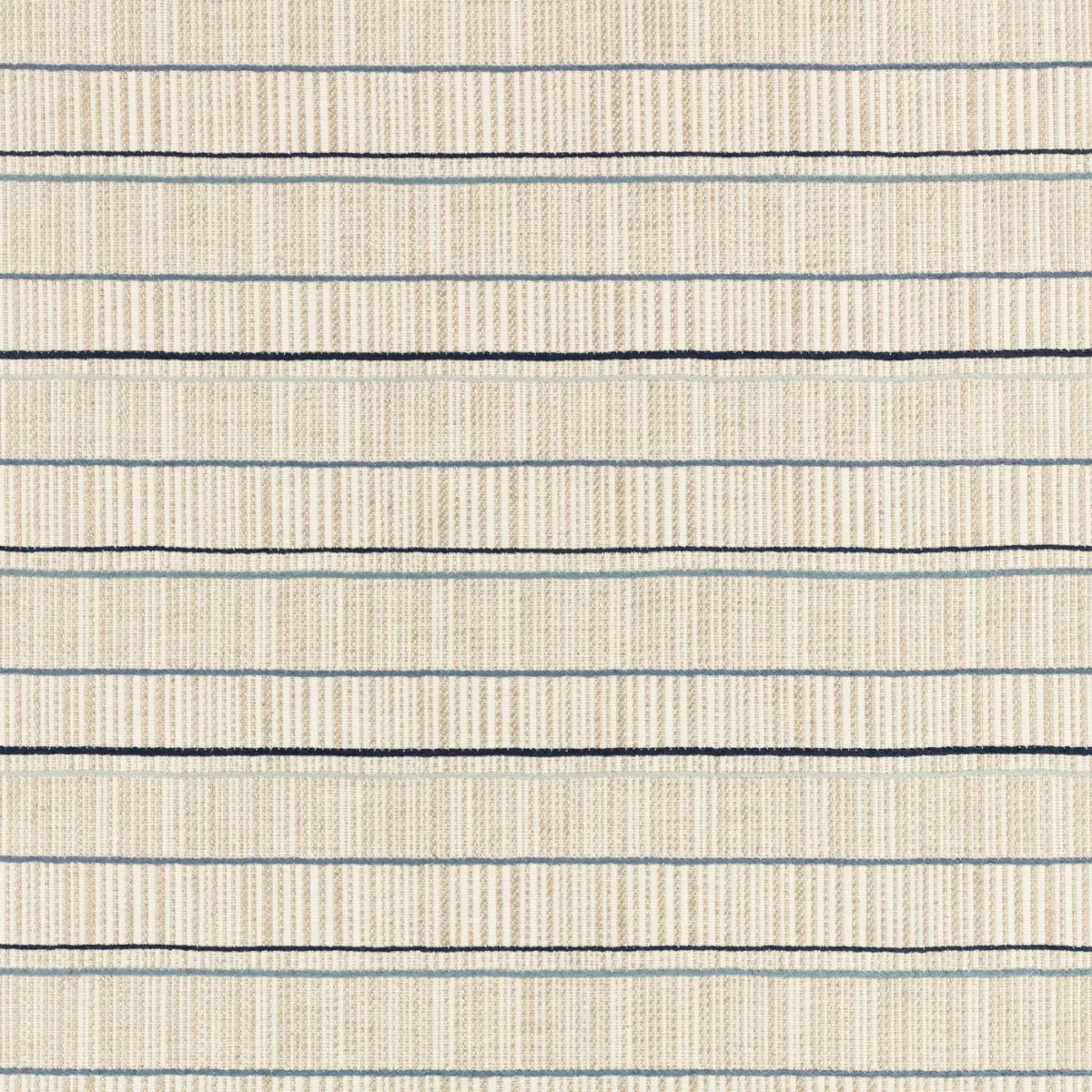 Tolima Fabric - Harbour by blue striped woven fabric from Villa Nova