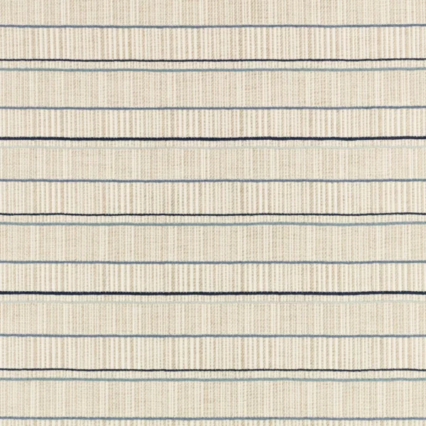 Tolima Fabric - Harbour by blue striped woven fabric from Villa Nova