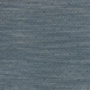 blue geometric velvet-chenille fabric from Villa Nova