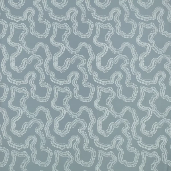 Flux FR Fabric - River by blue misc jacquard fabric from Villa Nova