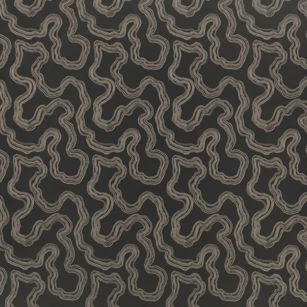 Flux FR Fabric - Onyx by brown misc jacquard fabric from Villa Nova