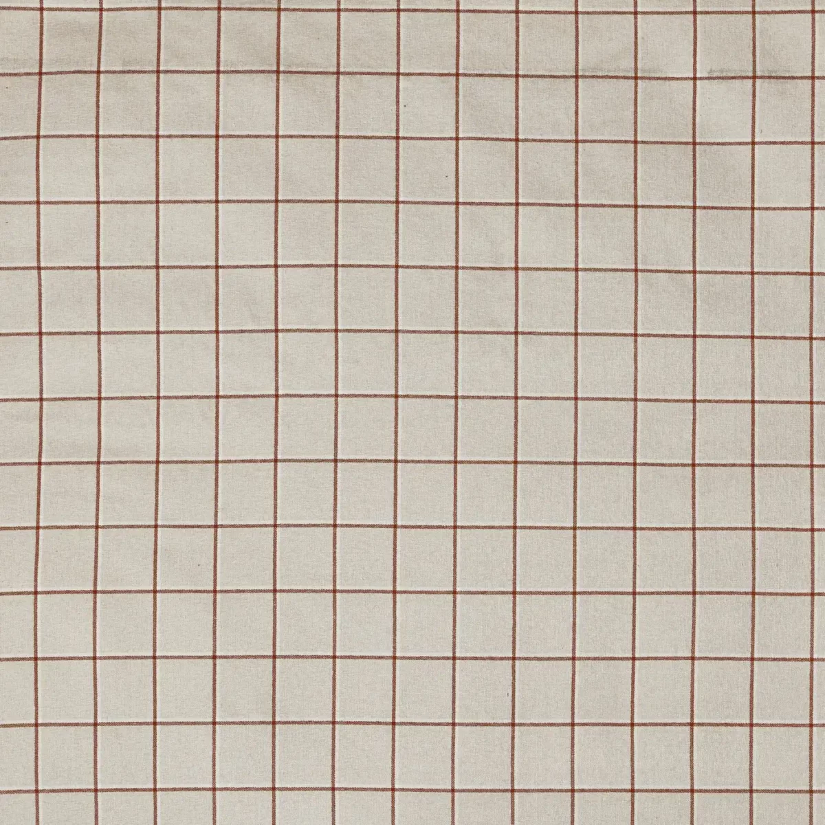 Carson Fabric - Apricot by red checked velvet-chenille fabric from Prestigious Textiles