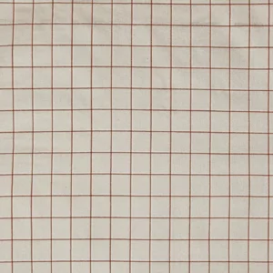 red checked velvet-chenille fabric from Prestigious Textiles