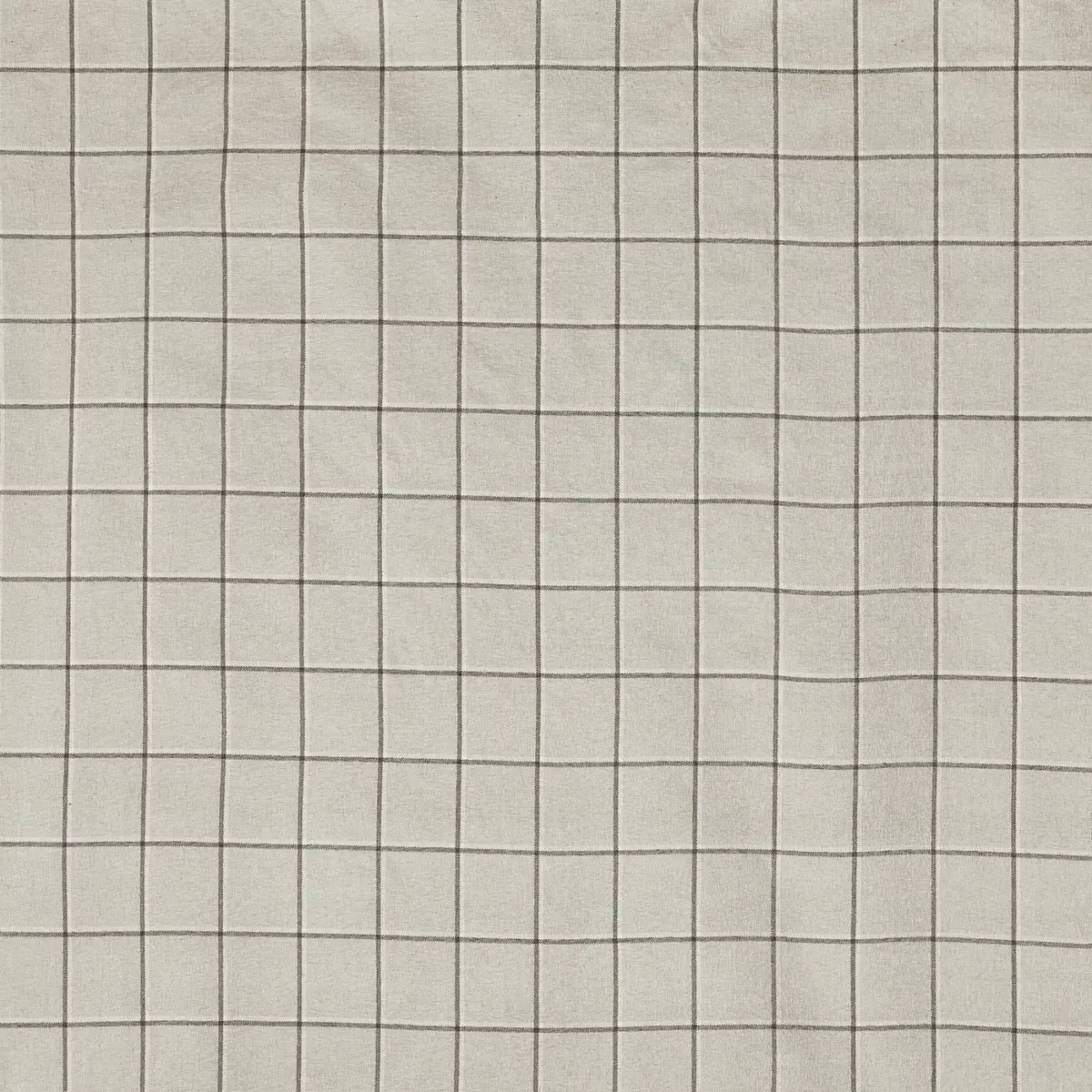 Carson Fabric - Almond by black-grey checked velvet-chenille fabric from Prestigious Textiles