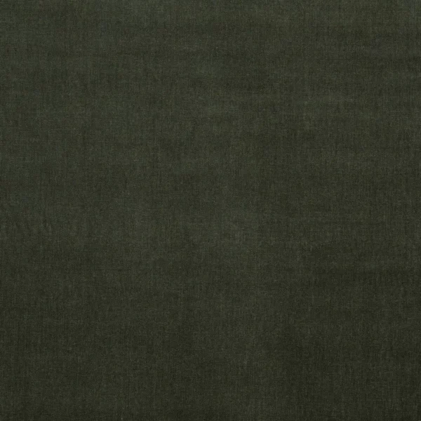 Burton Fabric - Pine by green plain velvet-chenille fabric from Prestigious Textiles