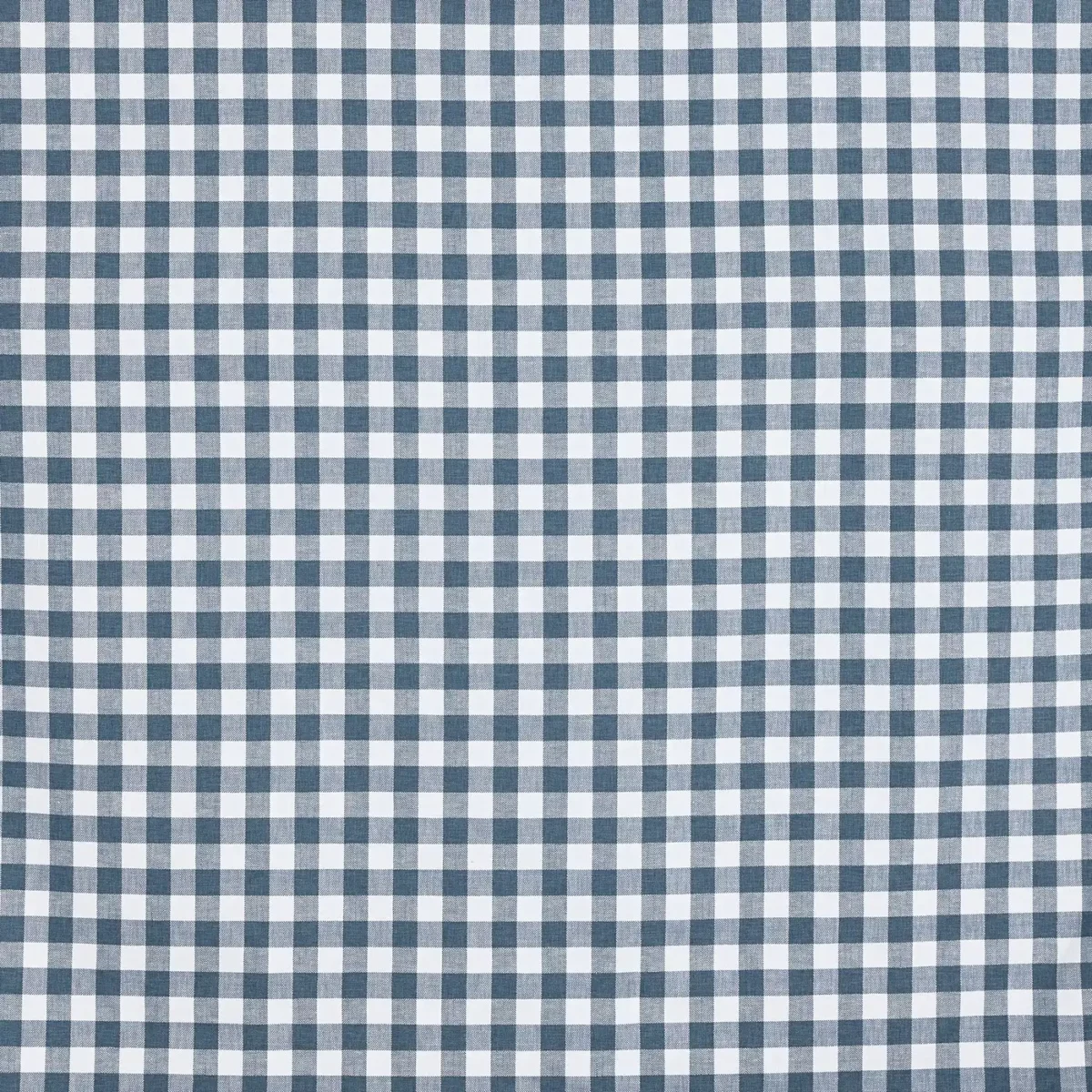 Wilson Fabric - Denim by blue checked woven fabric from Prestigious Textiles