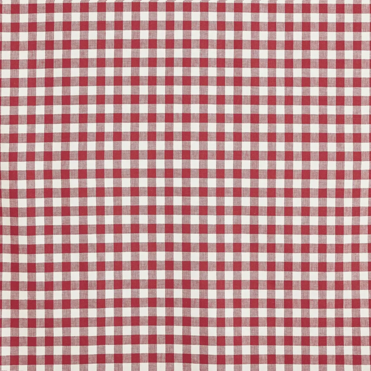 Wilson Fabric - Poppy by red checked woven fabric from Prestigious Textiles