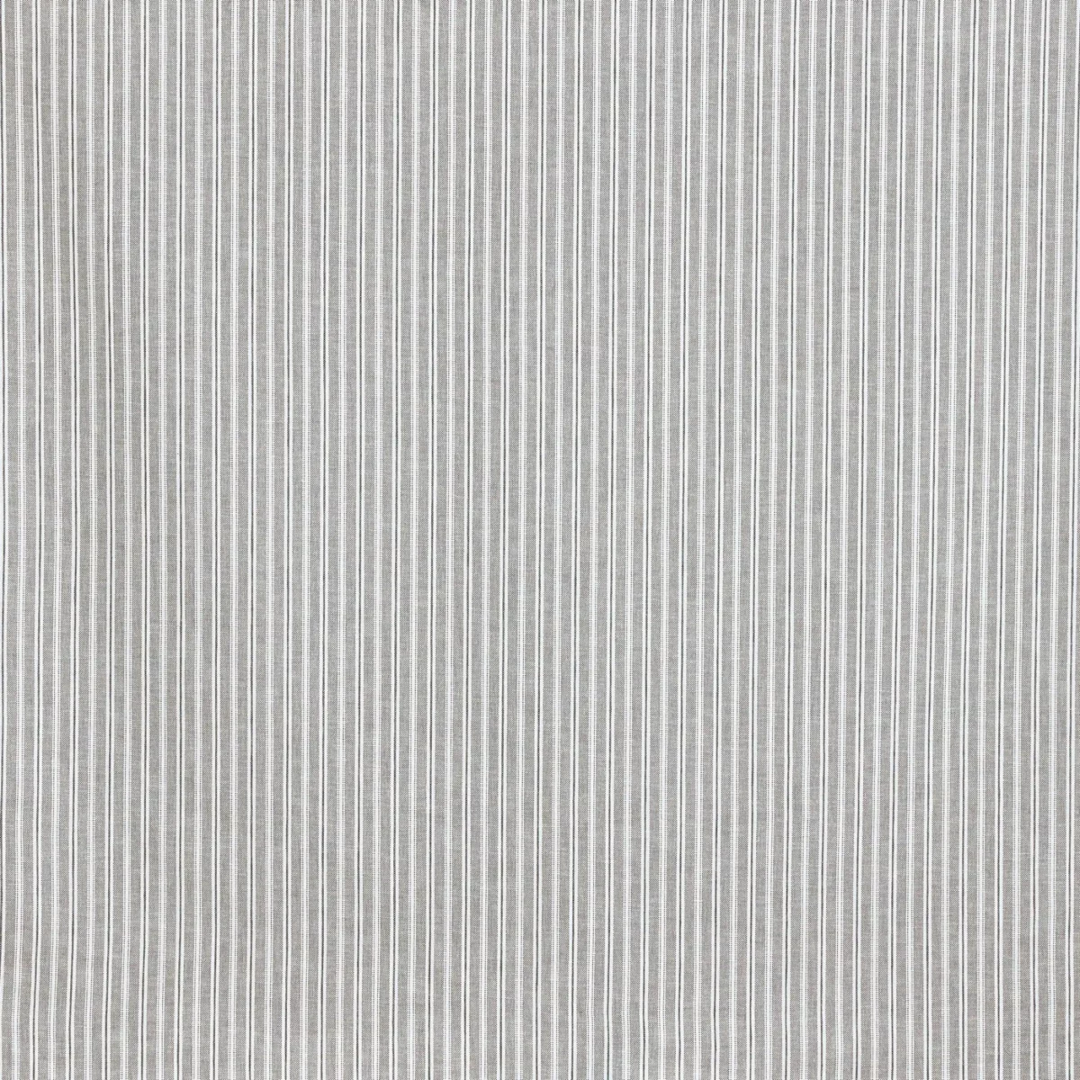 Miller Fabric - Pewter by black-grey striped woven fabric from Prestigious Textiles