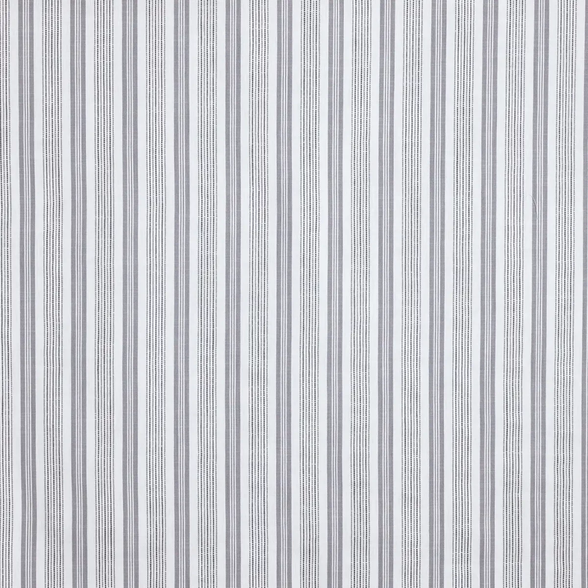 Foxhall Fabric - Pewter by black-grey striped woven fabric from Prestigious Textiles