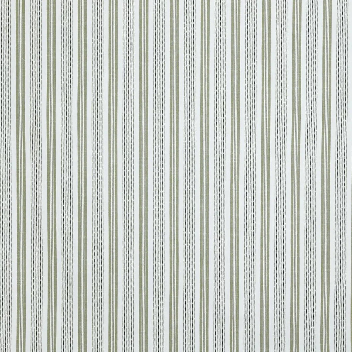 Foxhall Fabric - Sage by green striped woven fabric from Prestigious Textiles