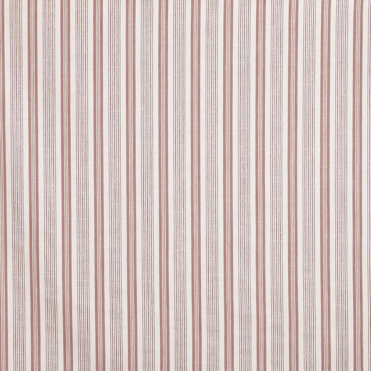 Foxhall Fabric - Apricot by red striped woven fabric from Prestigious Textiles