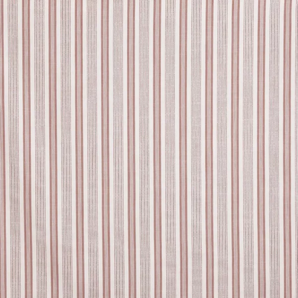 Foxhall Fabric - Apricot by red striped woven fabric from Prestigious Textiles