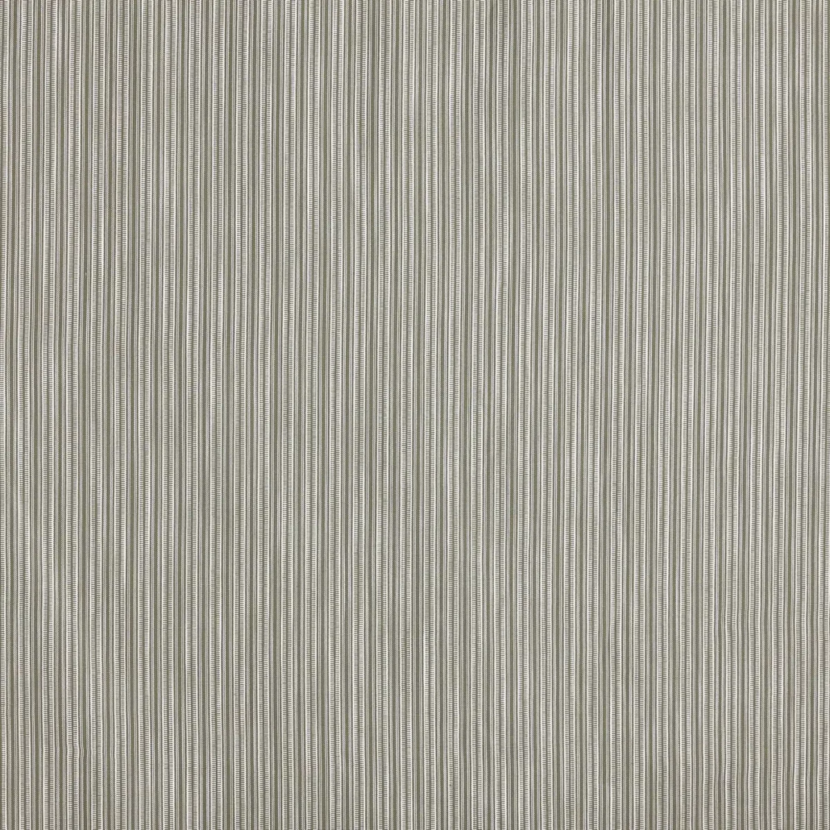 Clark Fabric - Sage by green striped woven fabric from Prestigious Textiles