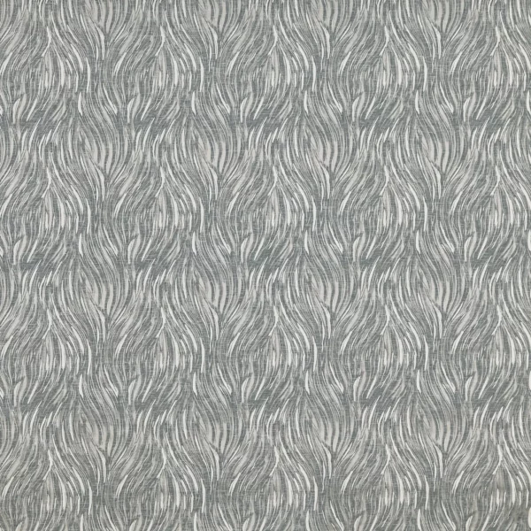Kesiah Fabric - Platinum by black-grey misc jacquard fabric from Prestigious Textiles