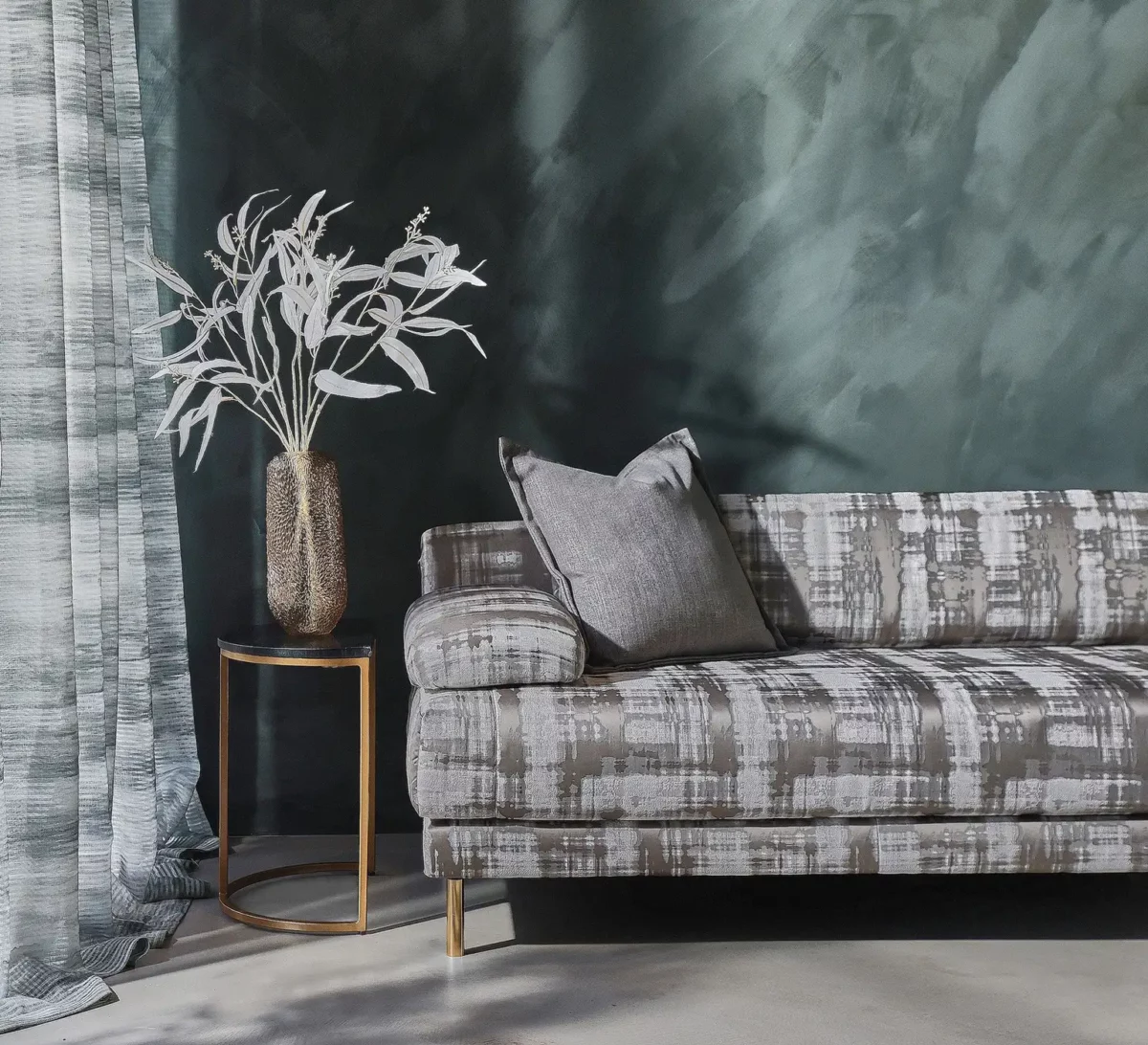 Xander Fabric - Charcoal from
