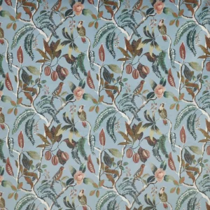 blue animal printed fabric from Prestigious Textiles