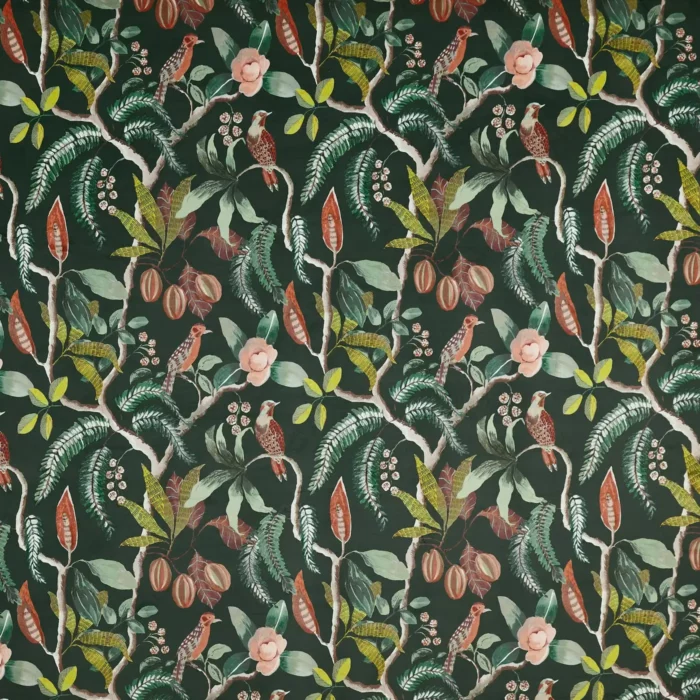 Sumatra Fabric - Emerald swatch