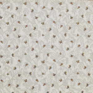 yellow animal embroideried fabric from Prestigious Textiles