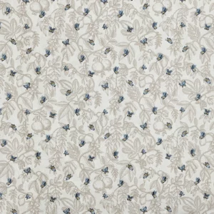 blue animal embroideried fabric from Prestigious Textiles