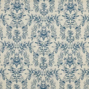 blue botanical printed fabric from Prestigious Textiles