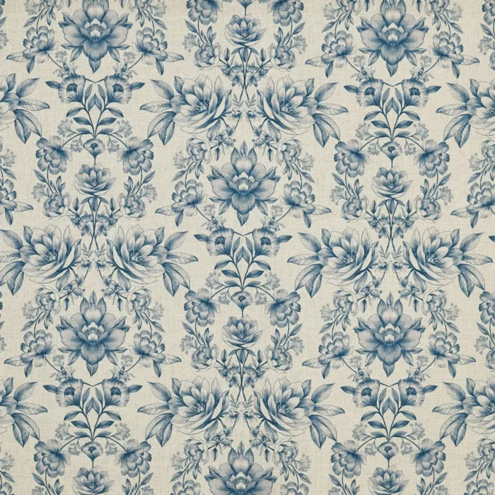 Makassar Fabric - Cobalt swatch