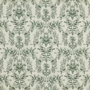 green botanical printed fabric from Prestigious Textiles