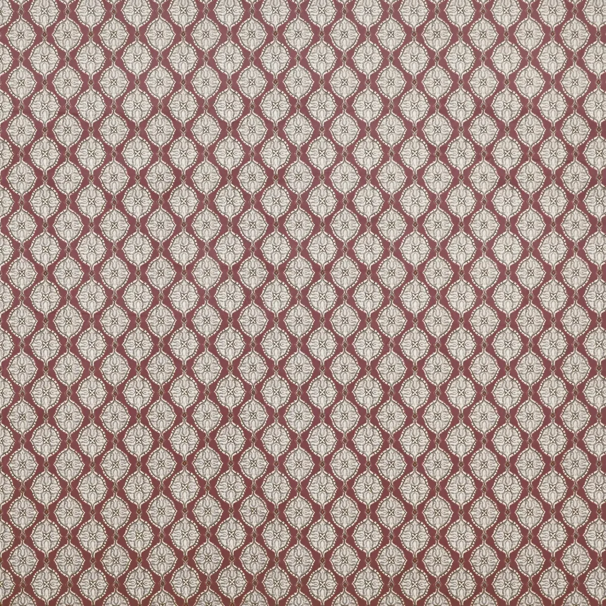 Kemala Fabric - Marsala by red misc printed fabric from Prestigious Textiles