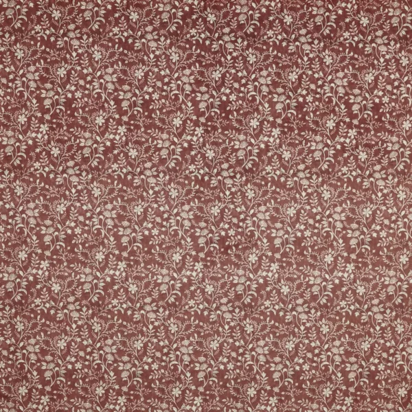 red botanical printed fabric from Prestigious Textiles