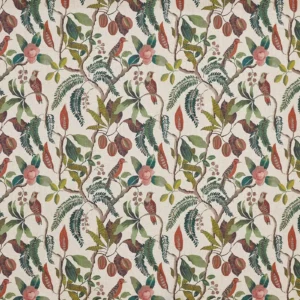 green animal printed fabric from Prestigious Textiles