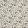 brown botanical embroideried fabric from Prestigious Textiles