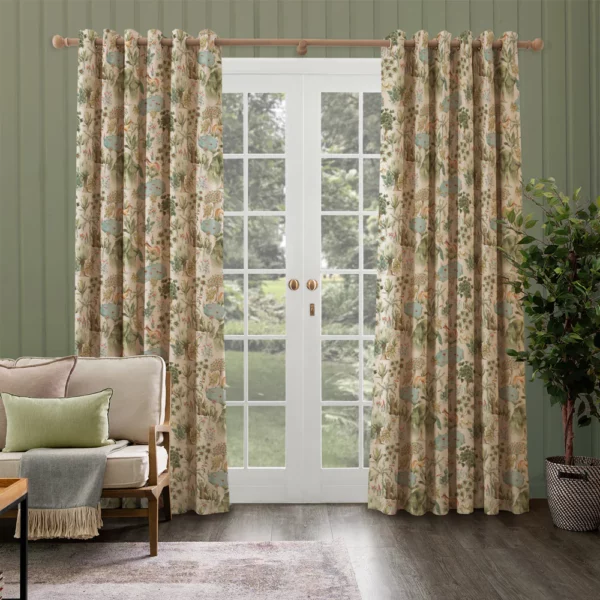 Jungle Serene Fabric - Green by Jungle Serene Fabric - Green from