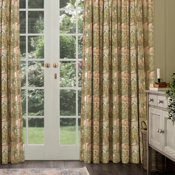 Eden Ruins Fabric - Green by Eden Ruins Fabric - Green from