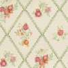 orange botanical cotton fabric from Voyage Maison
