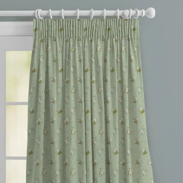 Pear Trellis Fabric - Verdure by Pear Trellis Fabric - Verdure from