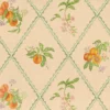 green botanical cotton fabric from Voyage Maison