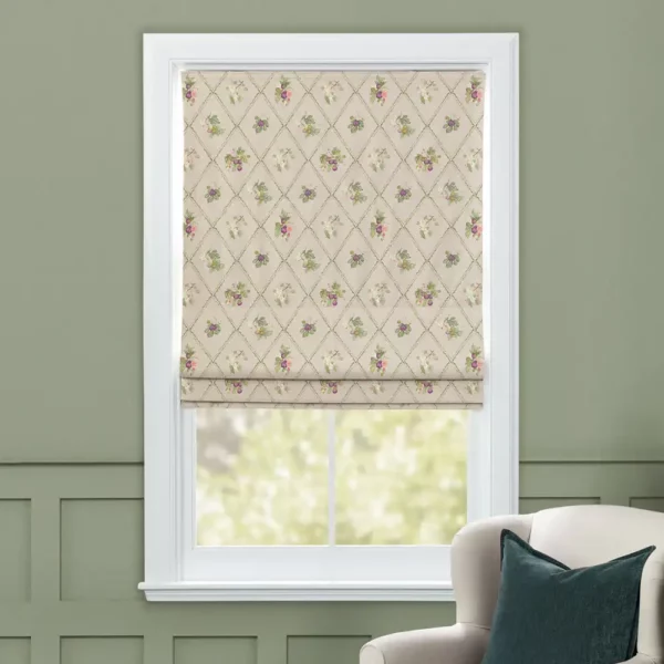 Fig Trellis Fabric - Taupe by Fig Trellis Fabric - Taupe from