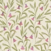green botanical cotton fabric from Voyage Maison