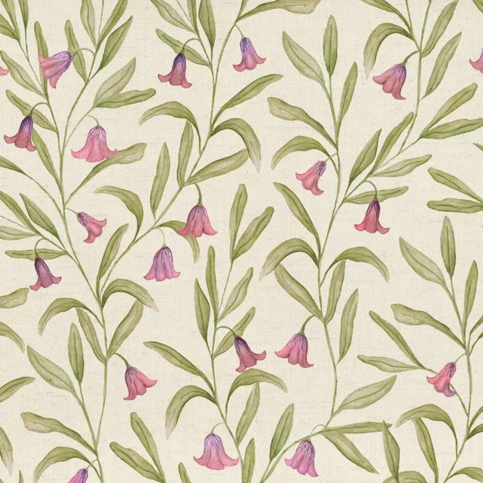 Bell Meadow Fabric - Rosewood swatch