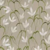 white botanical printed fabric from Voyage Maison