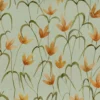 orange botanical printed fabric from Voyage Maison