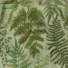 green botanical printed fabric from Voyage Maison