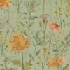 yellow botanical printed fabric from Voyage Maison
