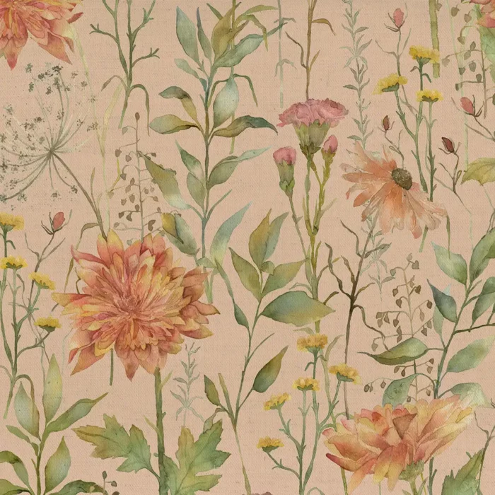 Delamere Fabric - Apricot swatch