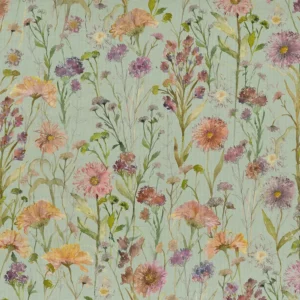 green botanical printed fabric from Voyage Maison