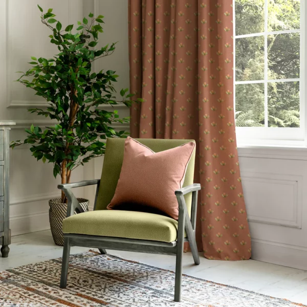 Raja Fabric - Terracotta from