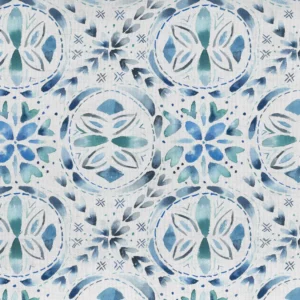 blue traditional printed fabric from Voyage Maison