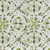 green traditional printed fabric from Voyage Maison