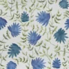 blue botanical printed fabric from Voyage Maison